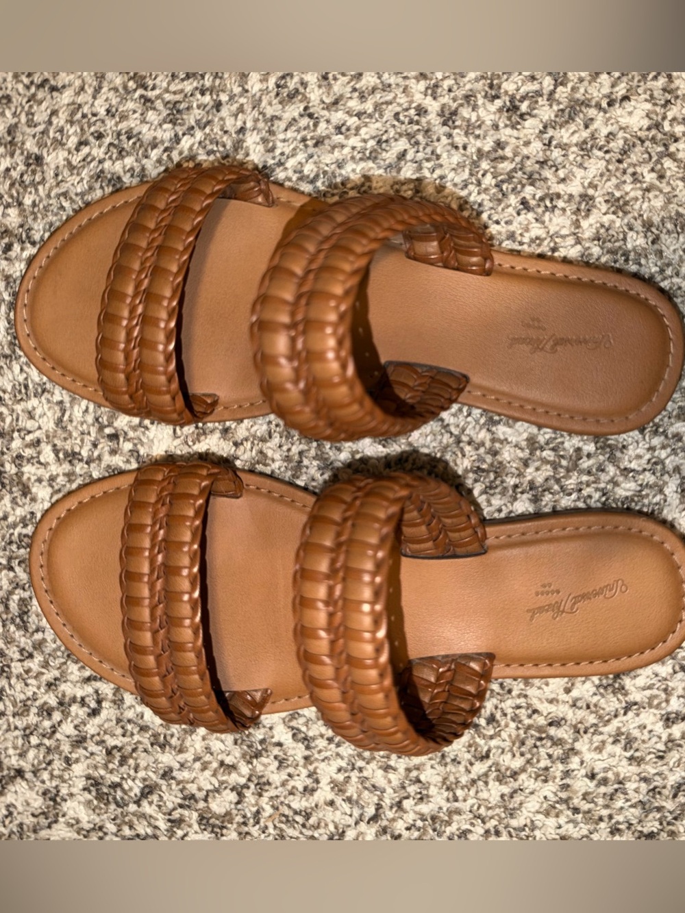 Target faux leather sandals